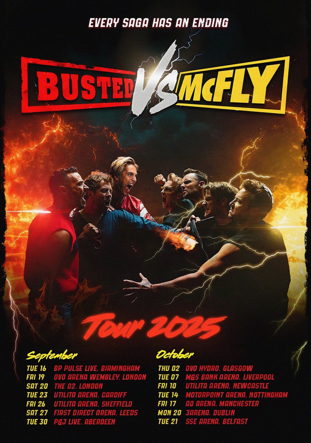 Busted vs McFly Liverpool Tickets