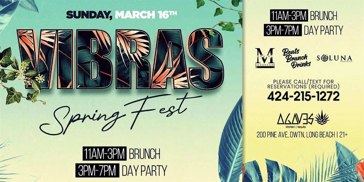 BEATS + BRUNCH + DRINKS inside Agaves Long Beach