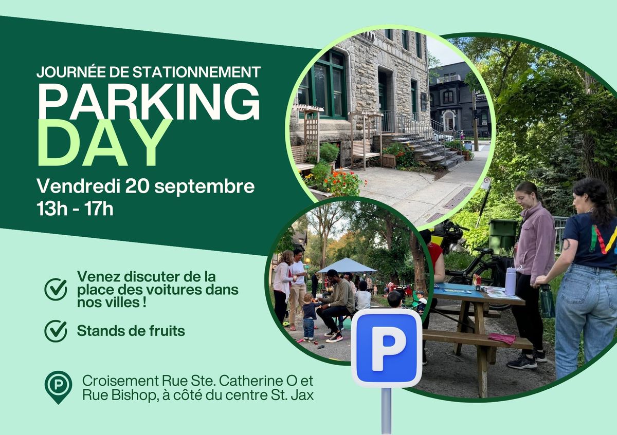 Parking Day - Journ\u00e9e de stationnement ?\ufe0f