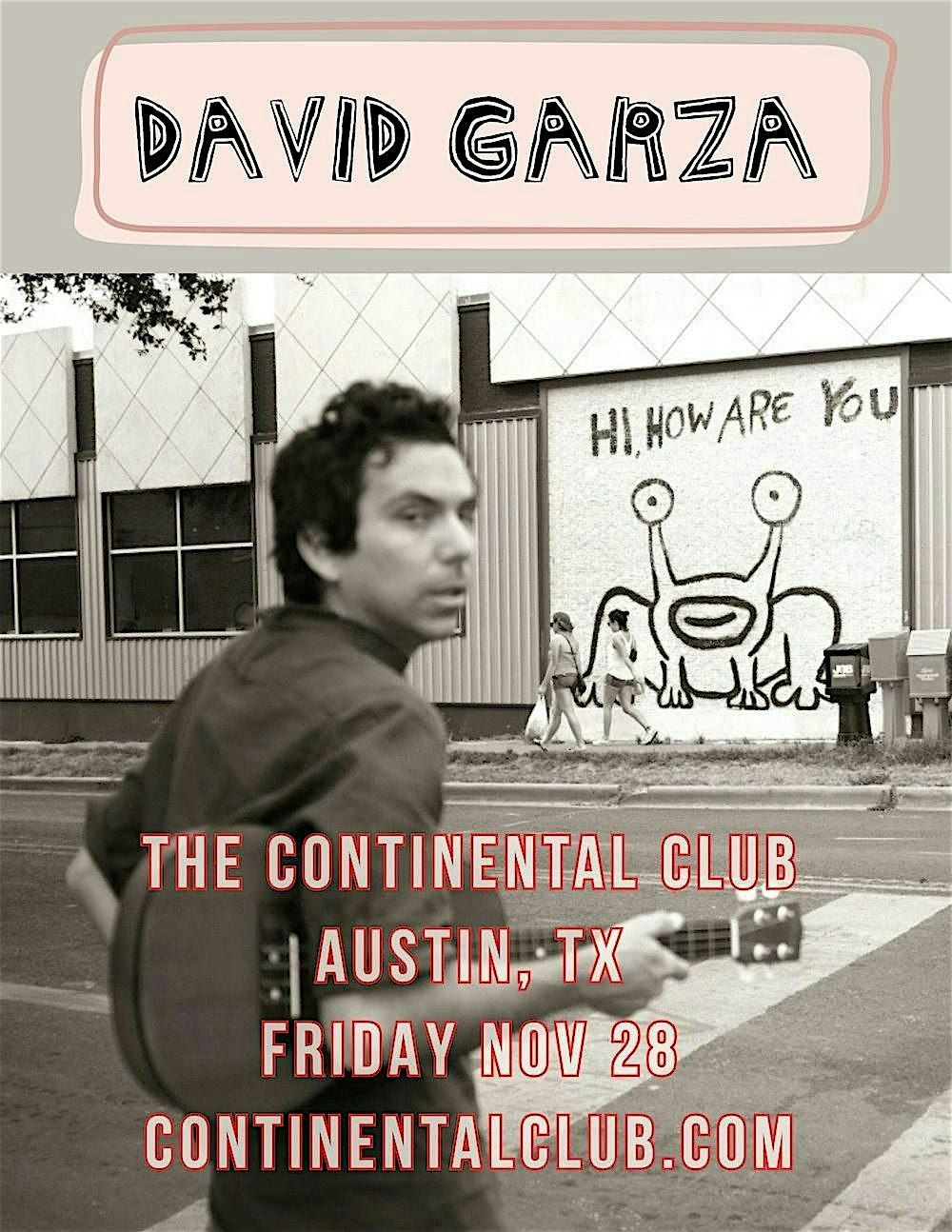 An Evening With David Garza