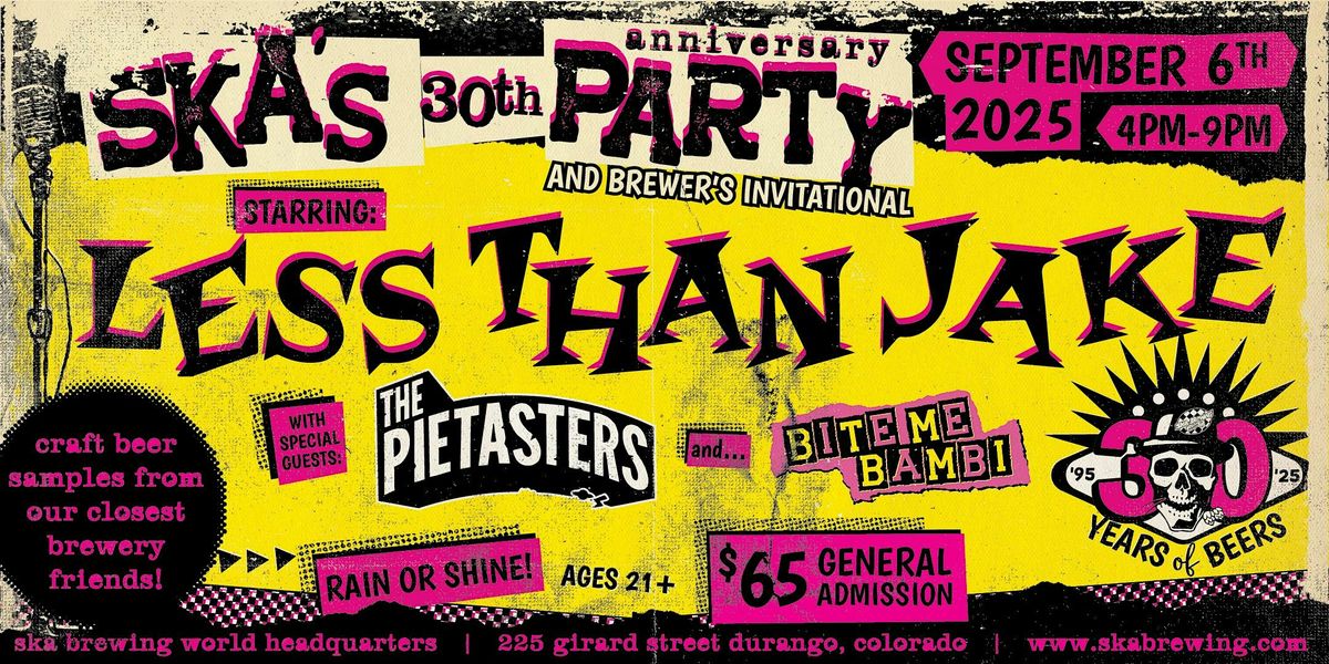 Ska Brewing's 30th Anniversary