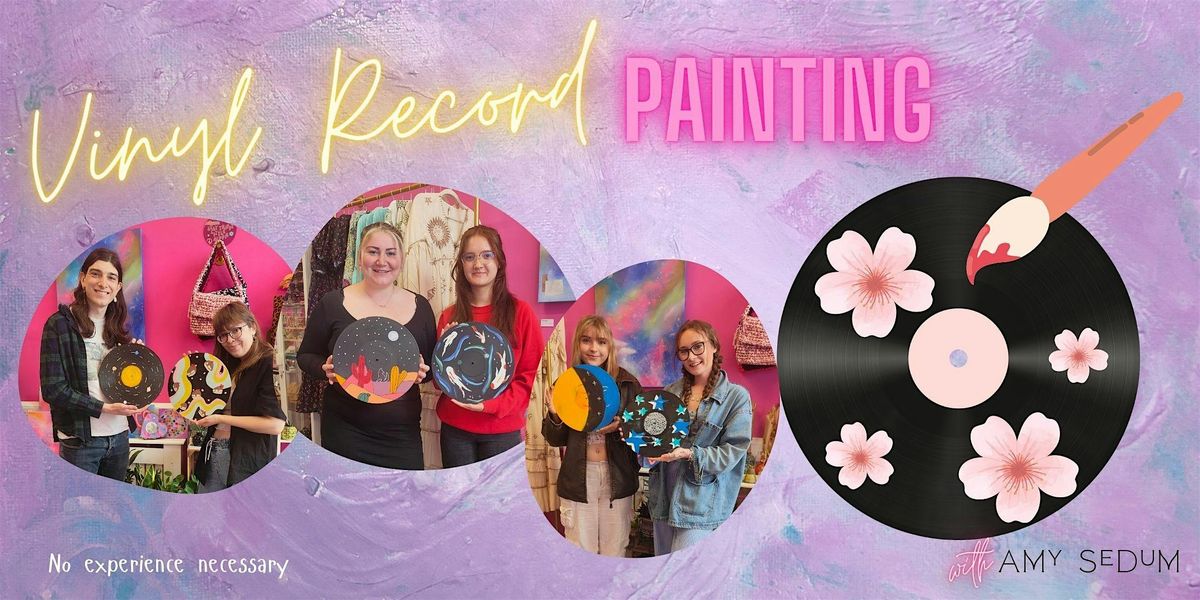 Make Your Own Wall ART - Vinyl Record Painting
