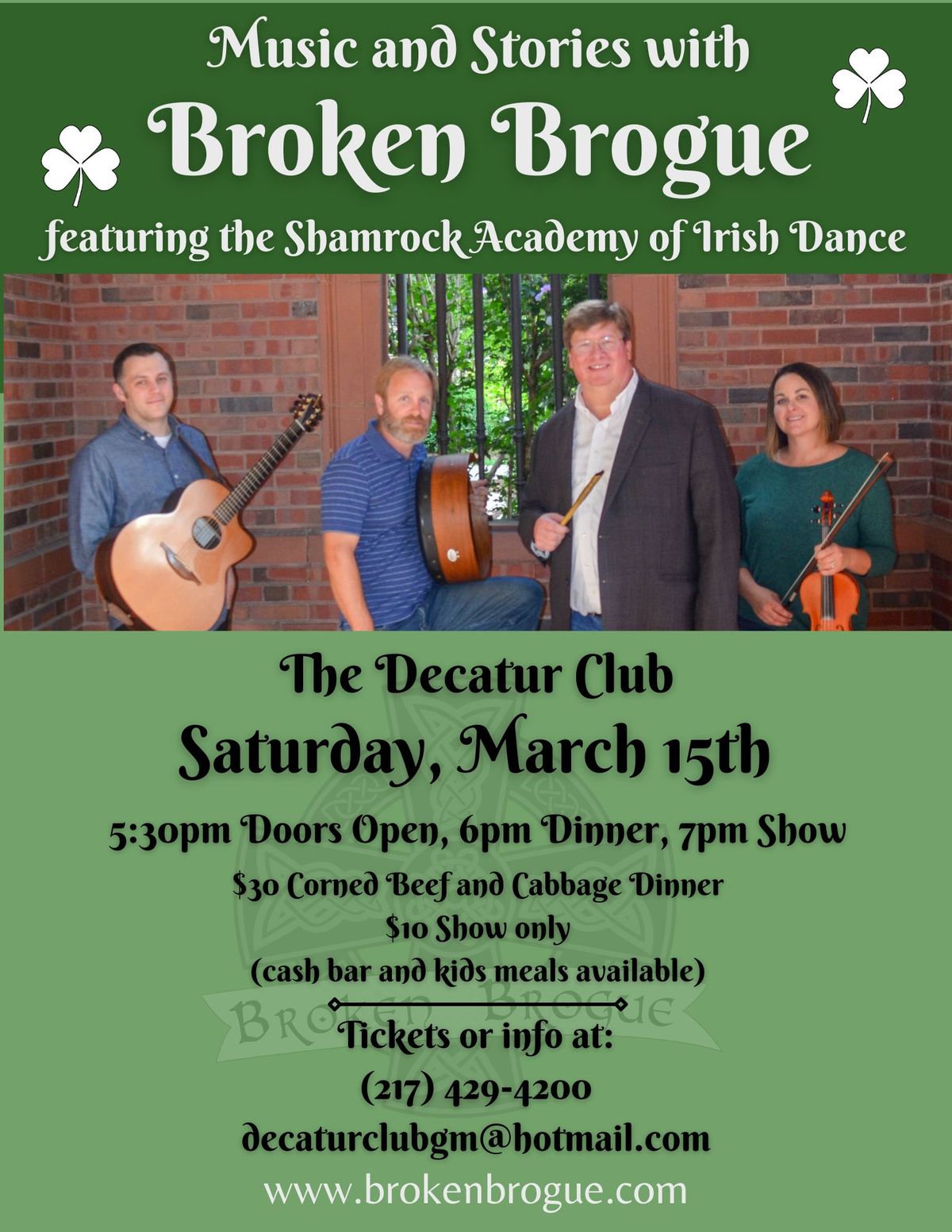 Music and Stories with Broken Brogue