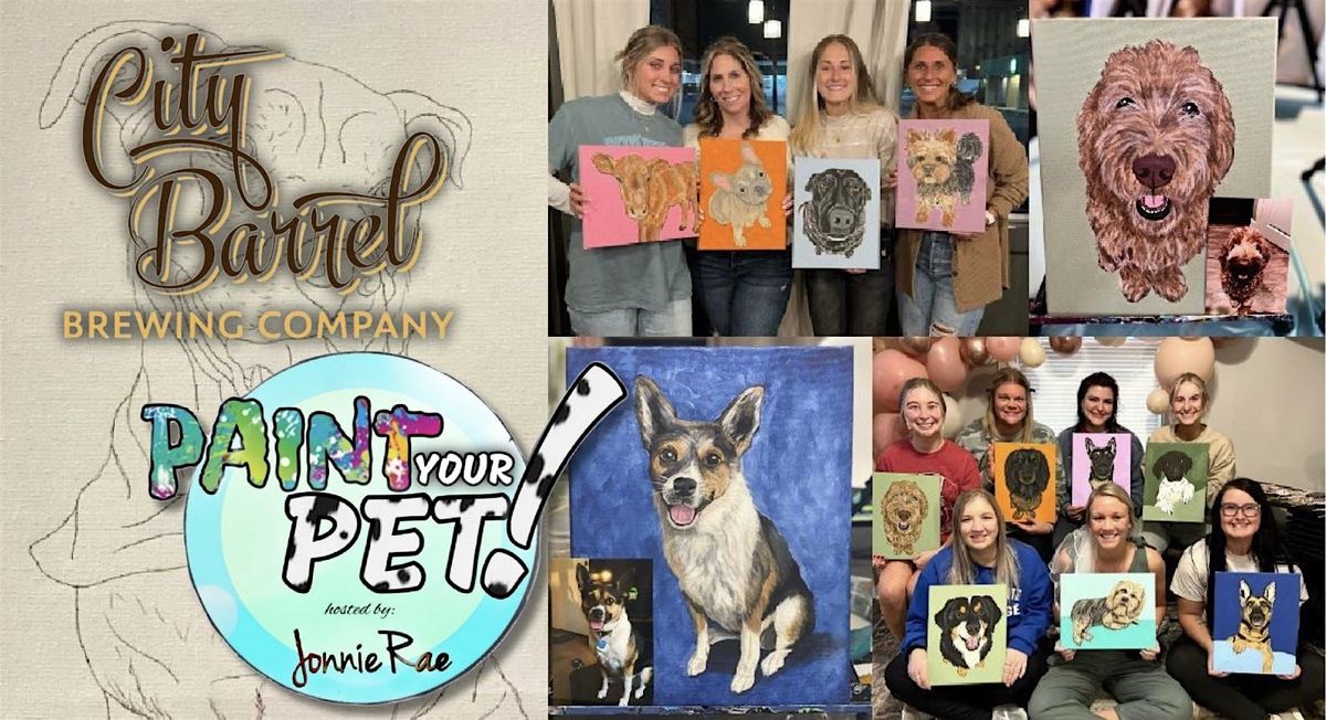 Paint Your Pet at City Barrel Brewing!