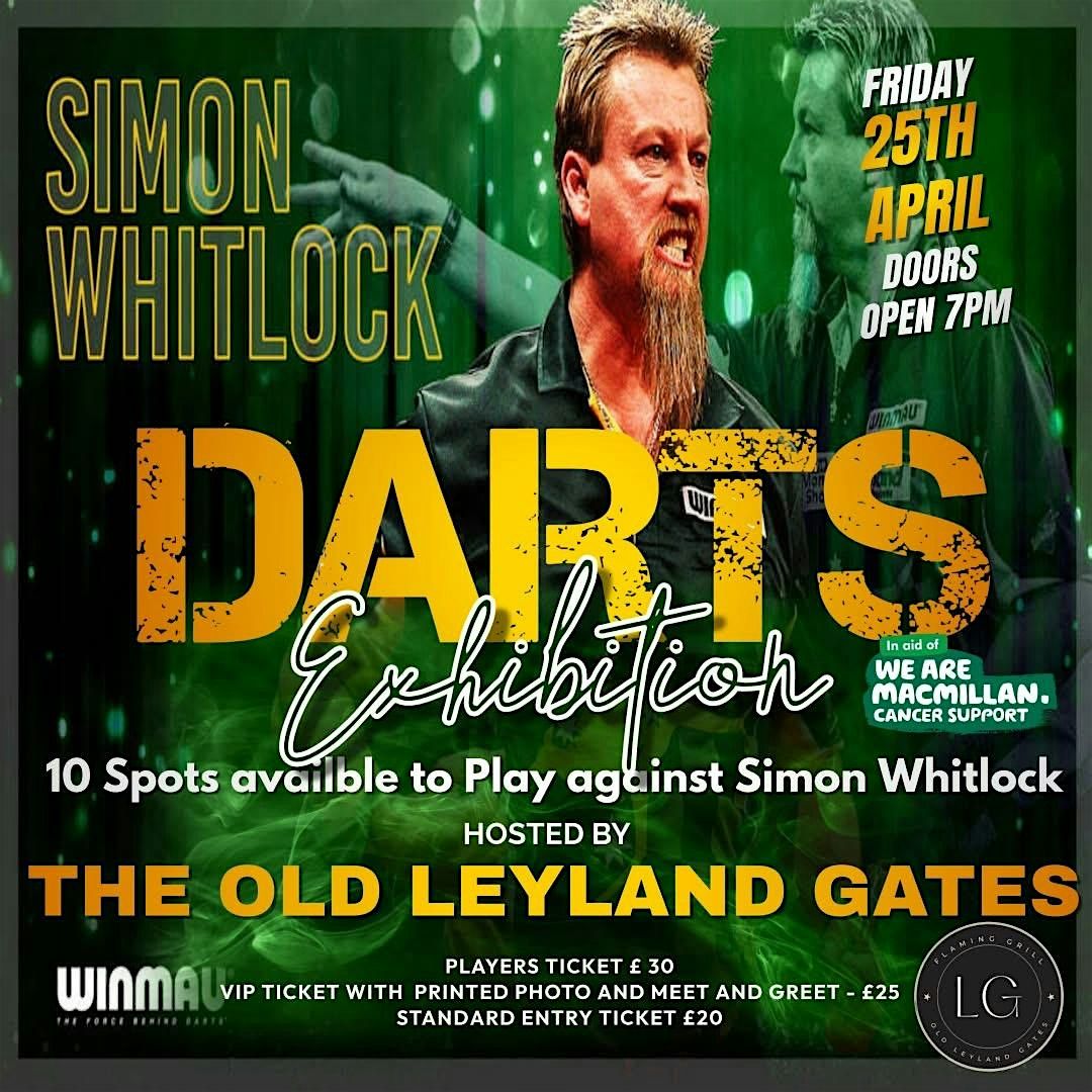 Darts Exhibition with Simon Whitlock