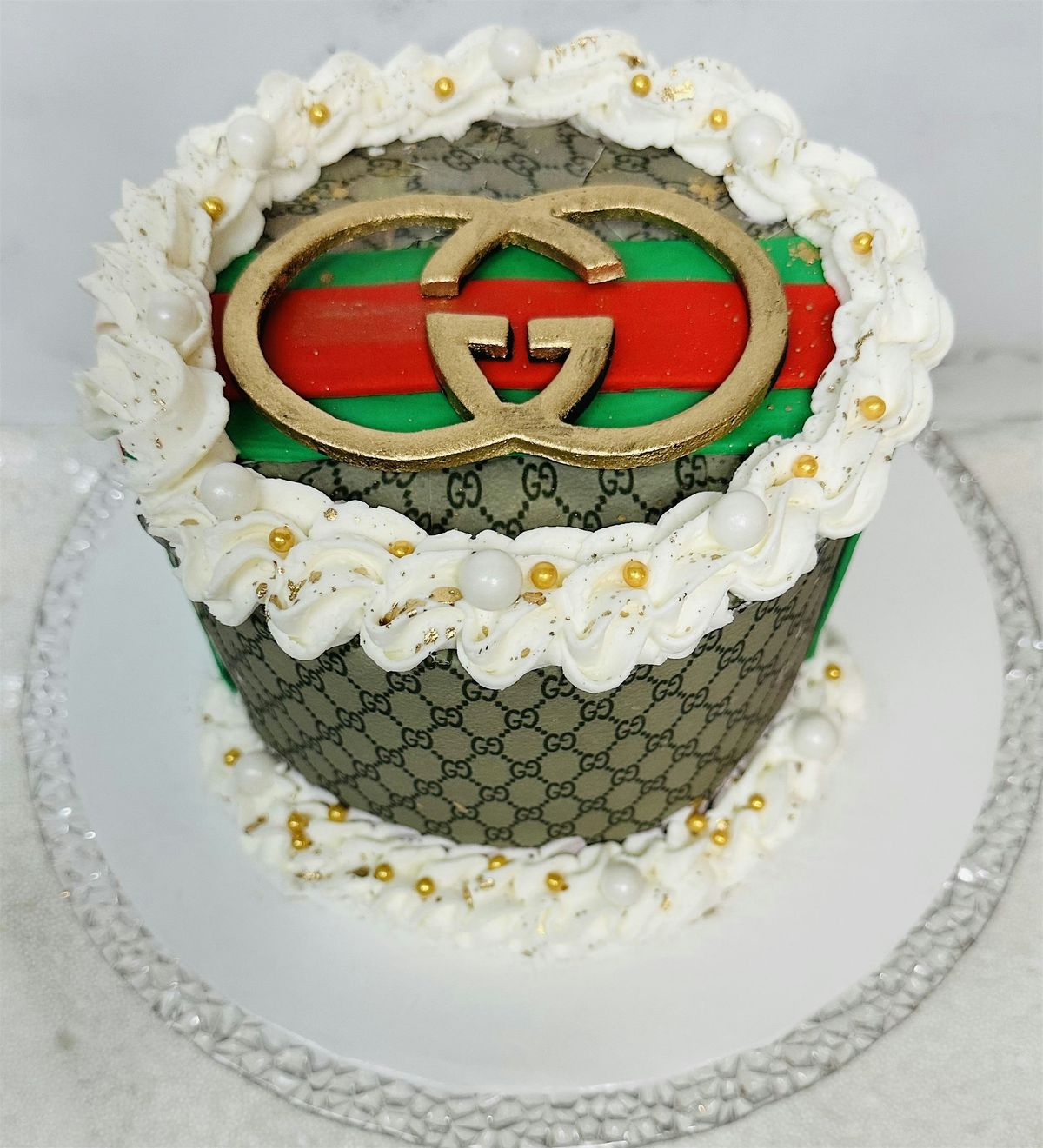 Custom Designer Cake with Fondant & Edible Images