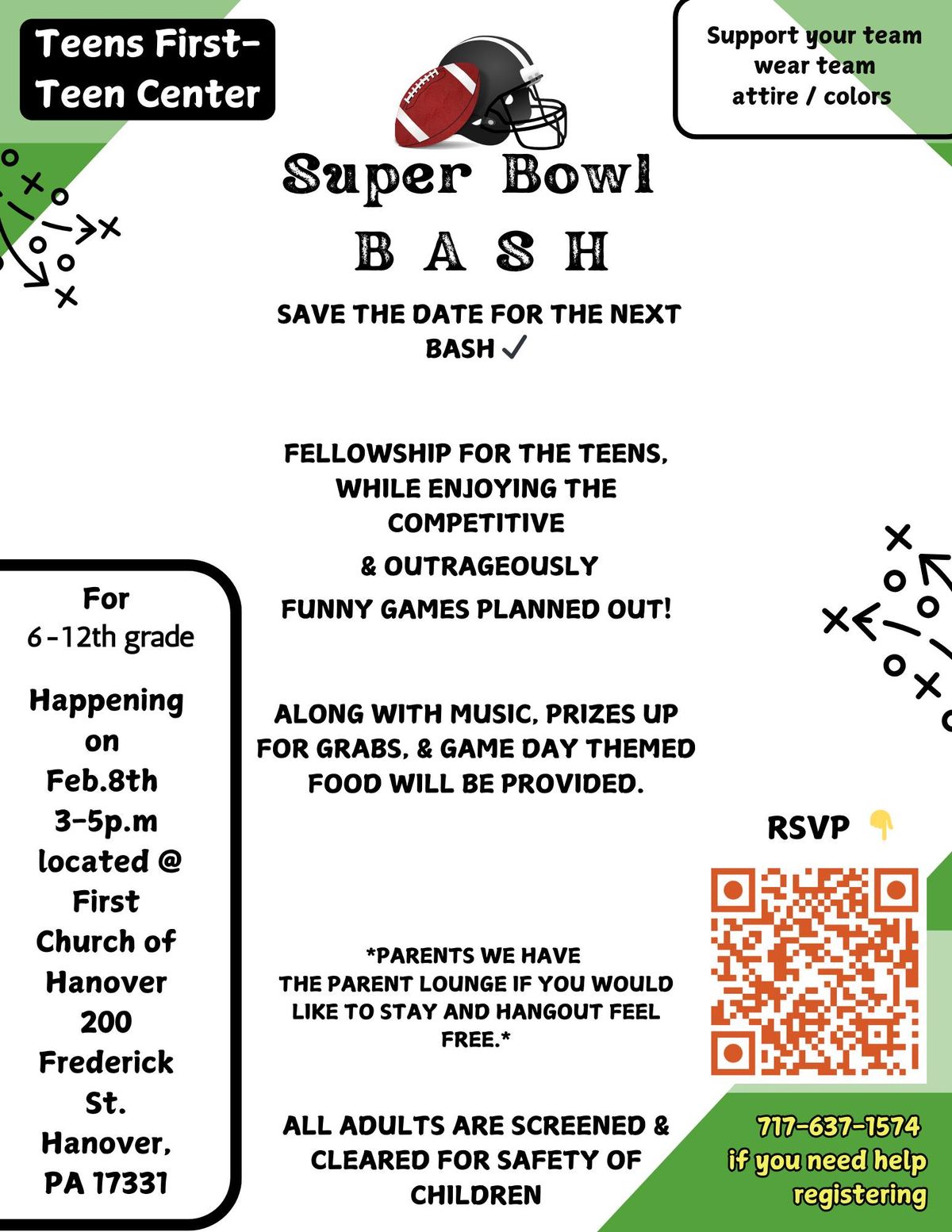 Super Bowl BASH (Teens First Teen Center)