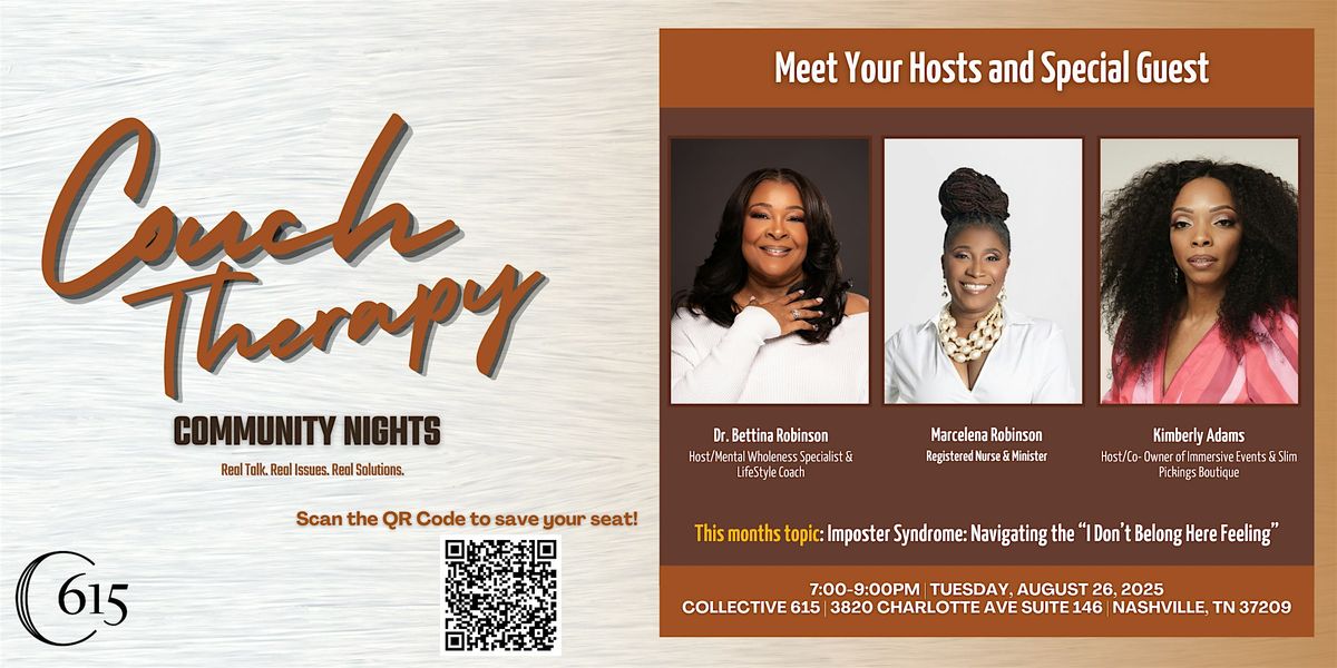 Couch Therapy Community Night August