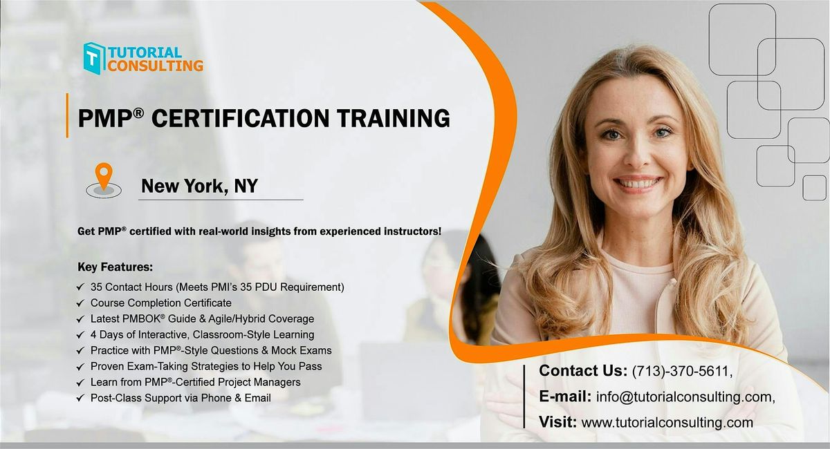 Accelerate Your Career \u2013 PMP\u00ae Certification in New York, NY