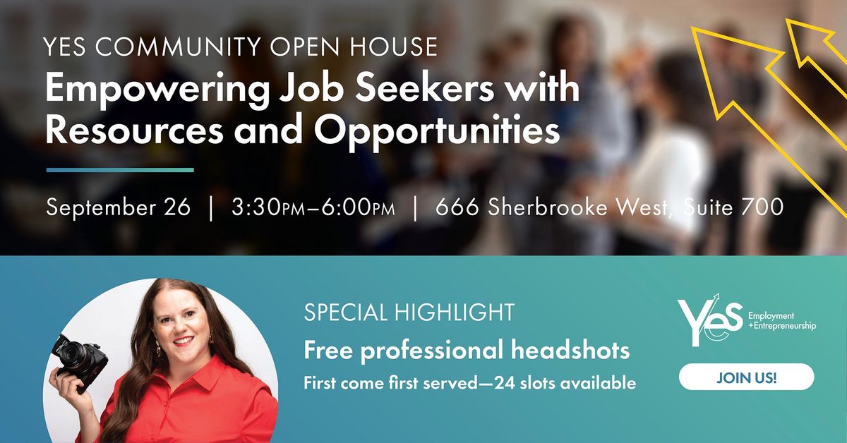 Empowering Job Seekers with Resources + Opportunities | YES CommUNITY Open House