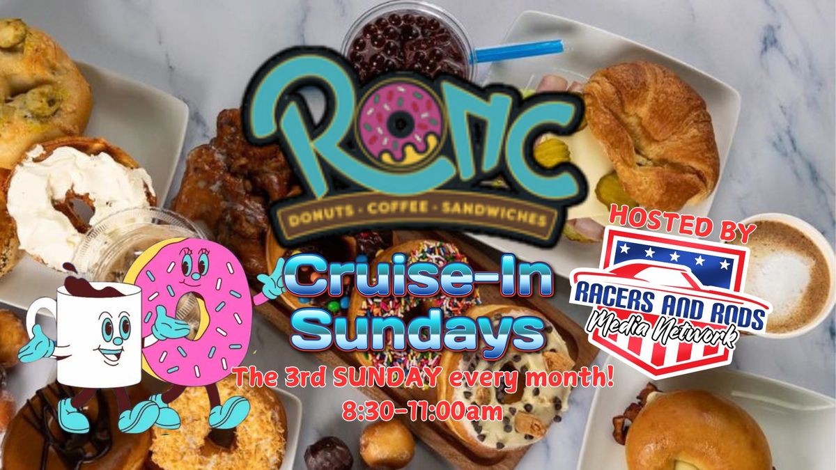 Sunday Morning Munchies at RONC with Racers and Rods Media Network (NEW DATES!)