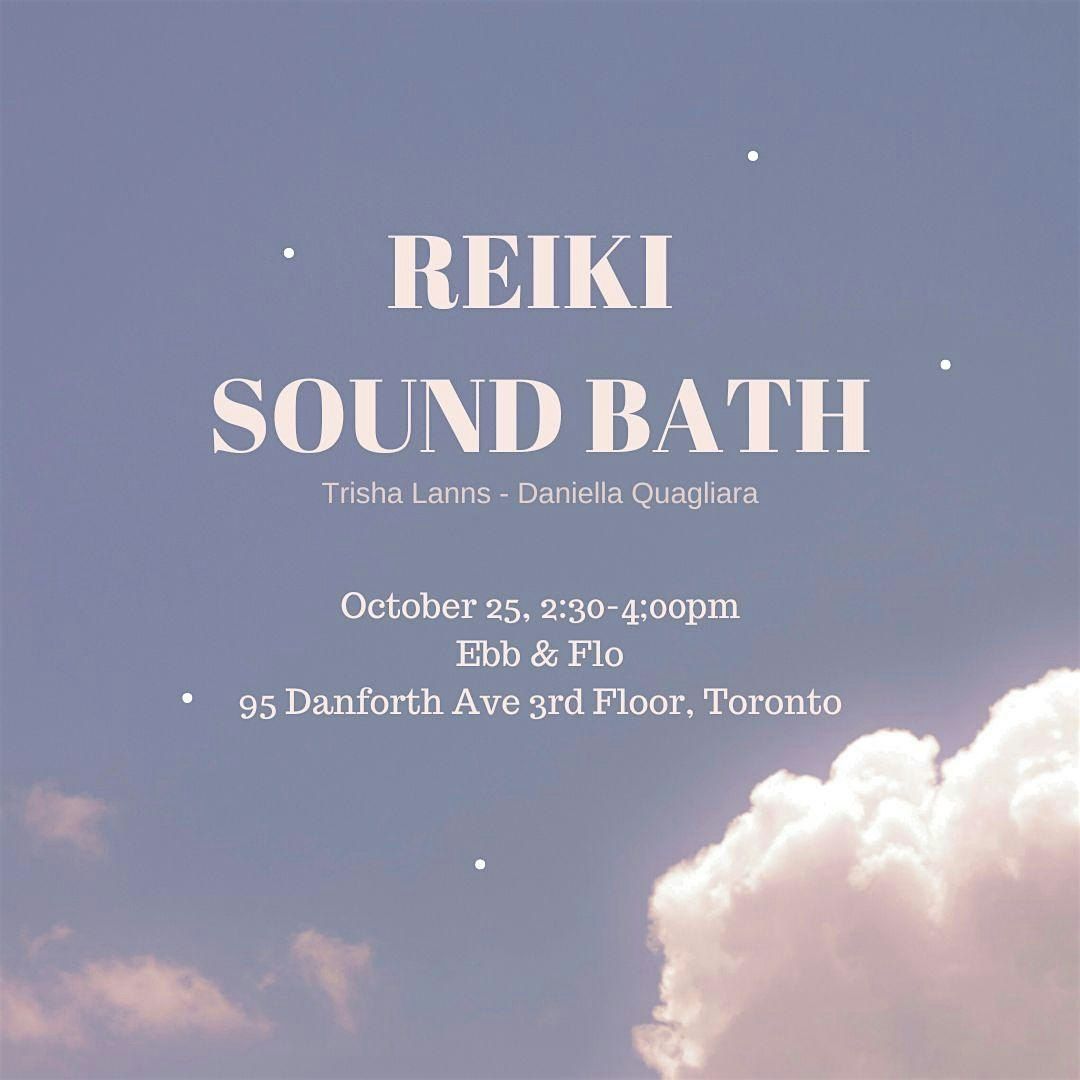 Sound Bath + Reiki - October 25 @ Ebb & Flo