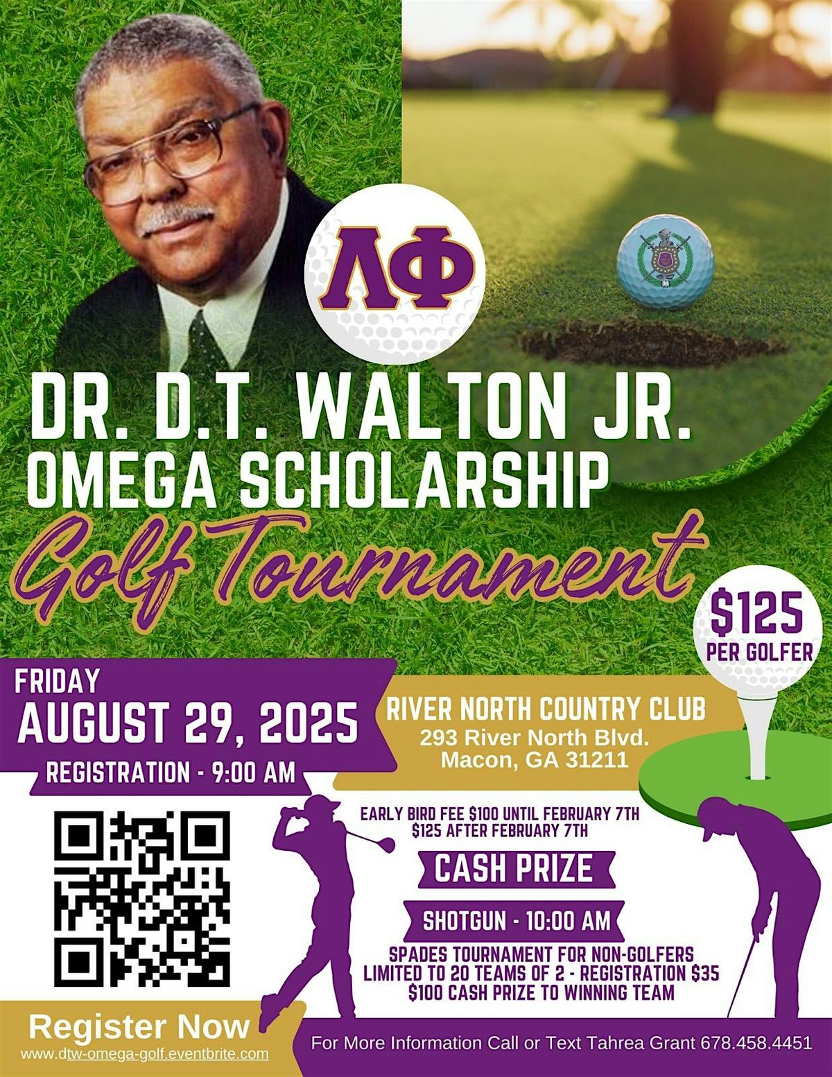 DR. D. T. WALTON, JR. OMEGA FOUNDATION Golf Tournament