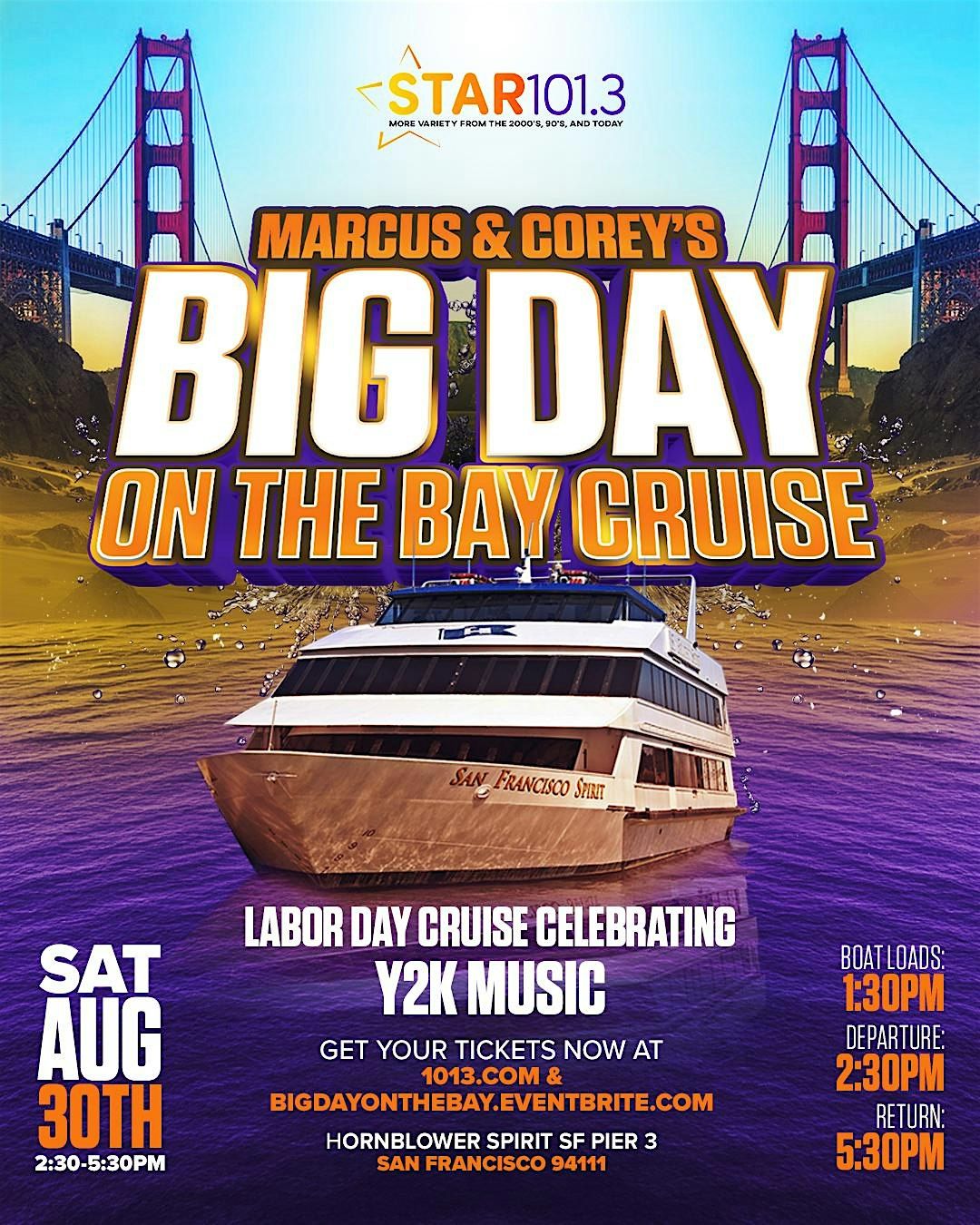 BIG DAY ON THE BAY Y2K LABOR DAY YACHT CLUB CRUISE
