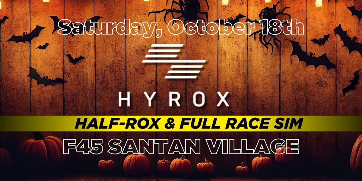 Halloween HYROX Sim F45 Santan Village