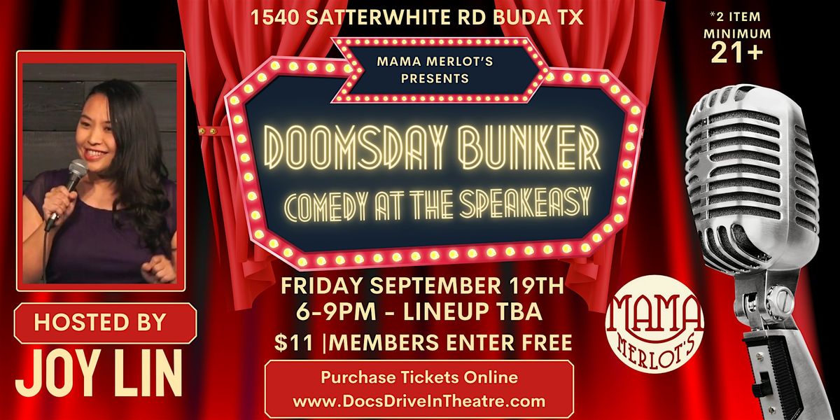 Doomsday Bunker Comedy at the Speakeasy