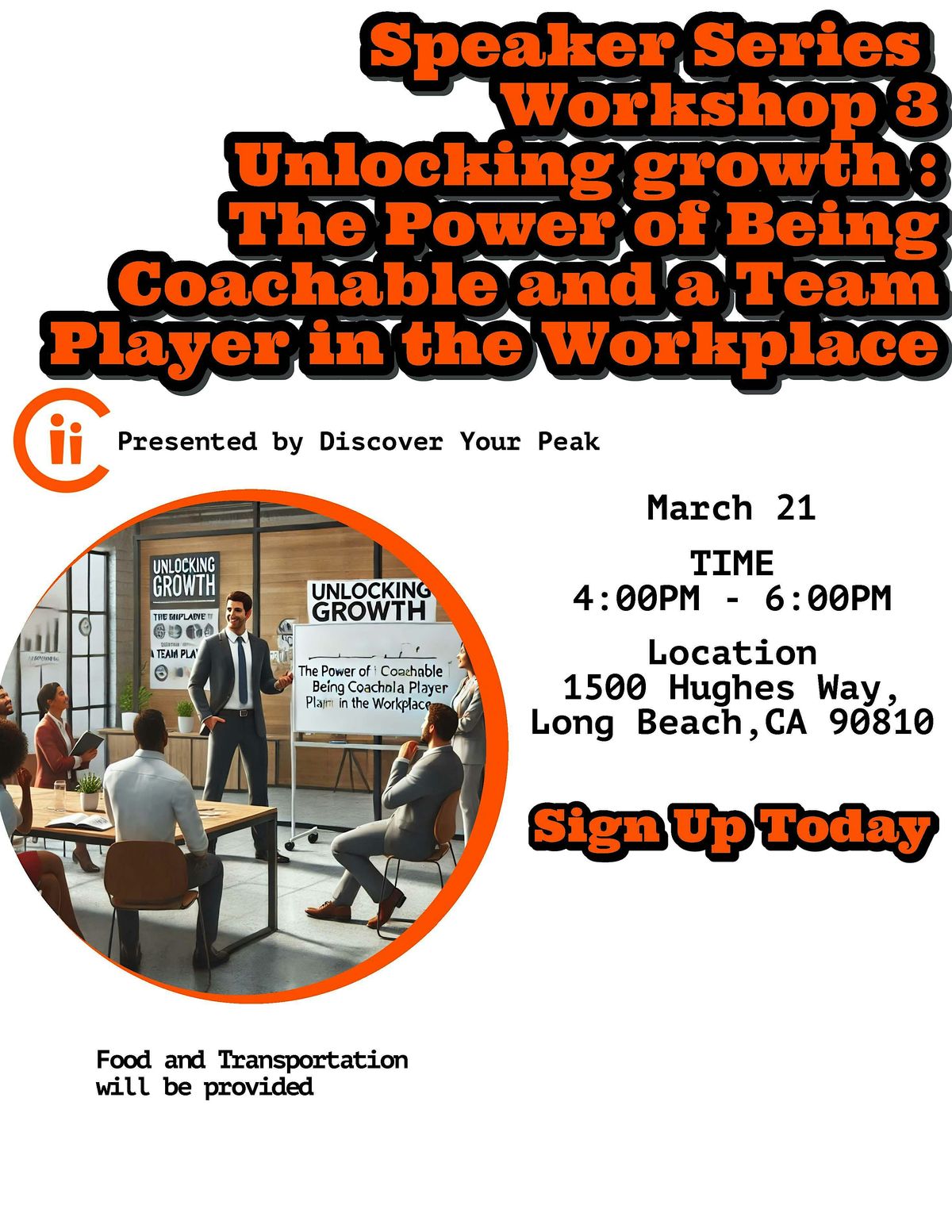 Speaker Series Workshop 3 Unlocking growth