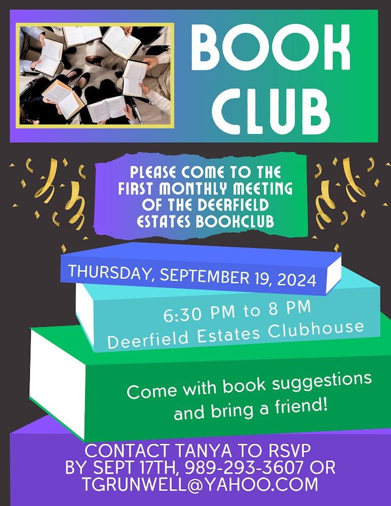 Deerfield Estates Book Club Meeting