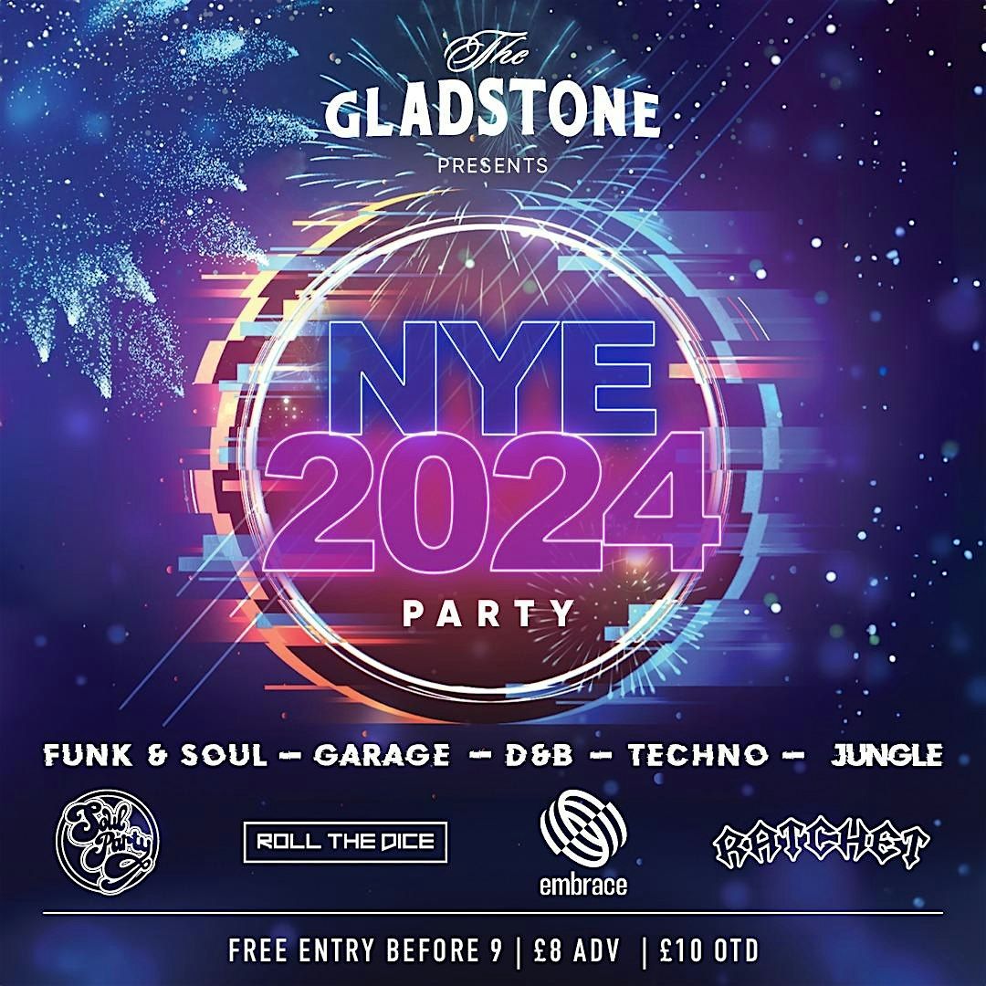 NYE '24 @ The Gladstone, Brighton