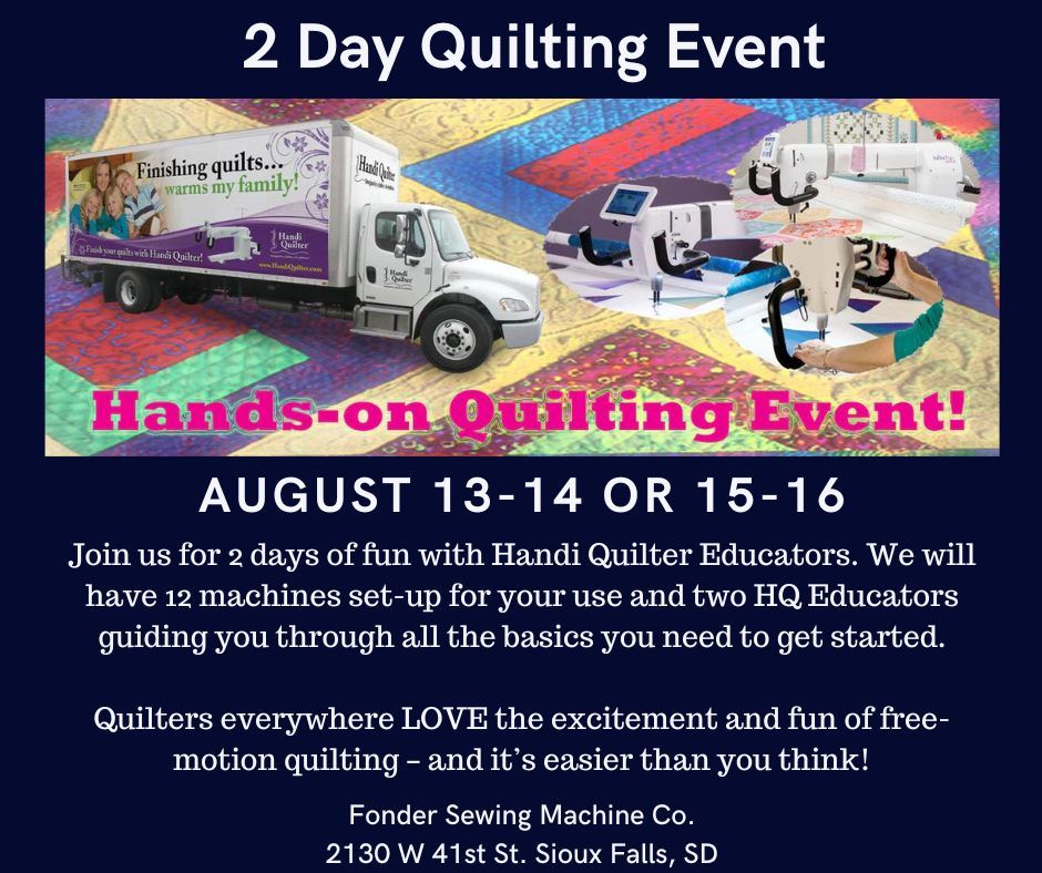 2 Day Hands-on Quilting