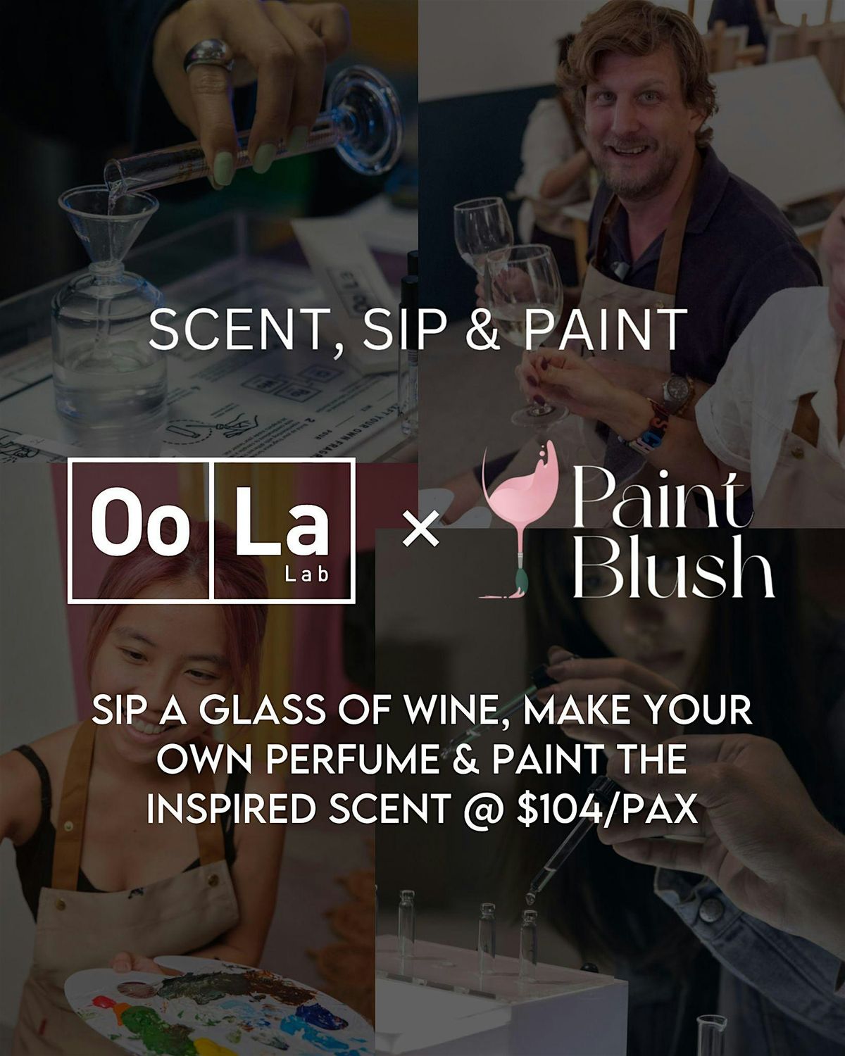 Scent, Sip & Paint: Make your own perfume & paint the inspired scent