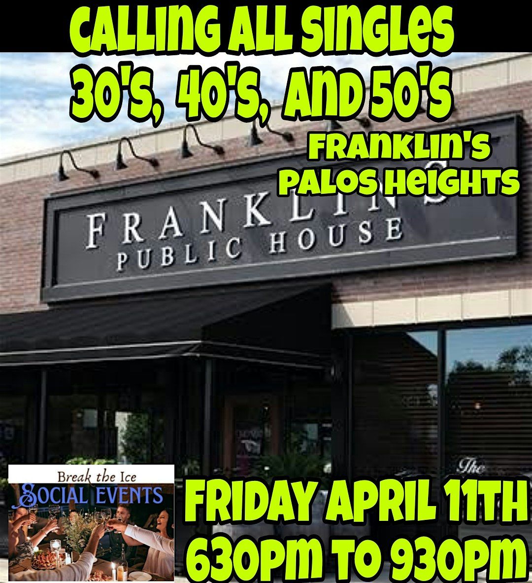 Calling All Singles Palos Heights Franklin's