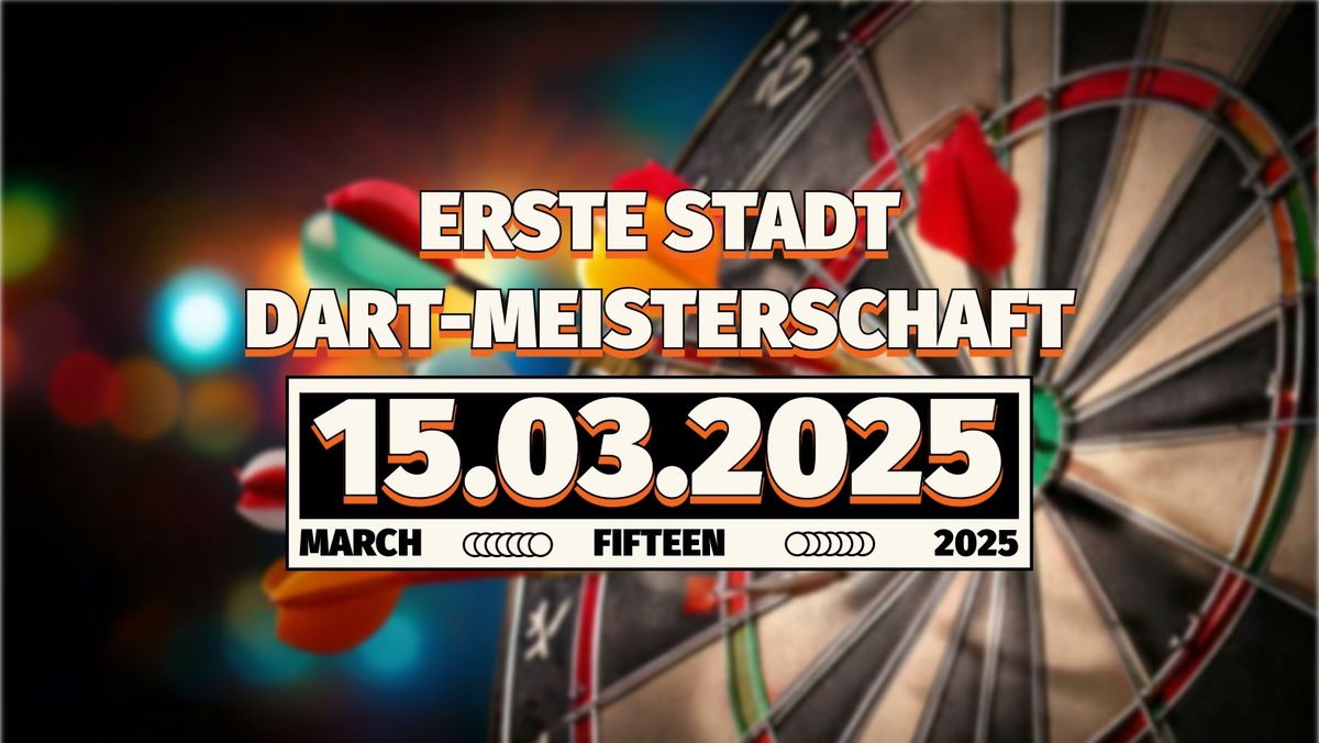 1. Stadt Dart-Meisterschaft