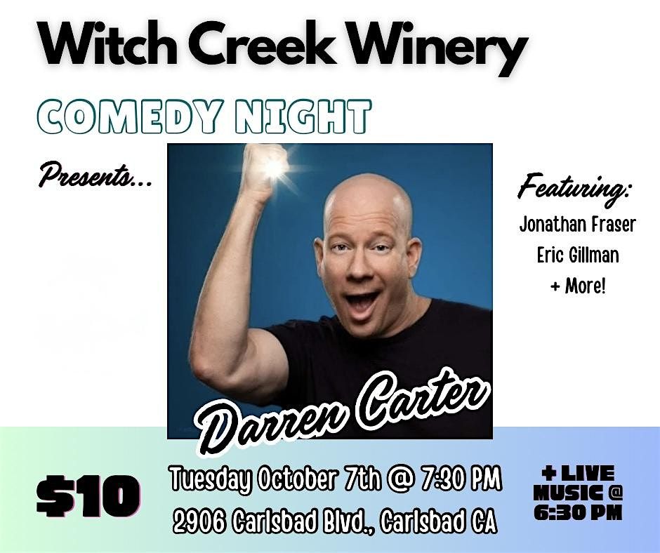 Comedy show at Witch Creek Winery