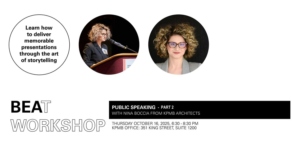BEAT Workshop: Speak with Impact