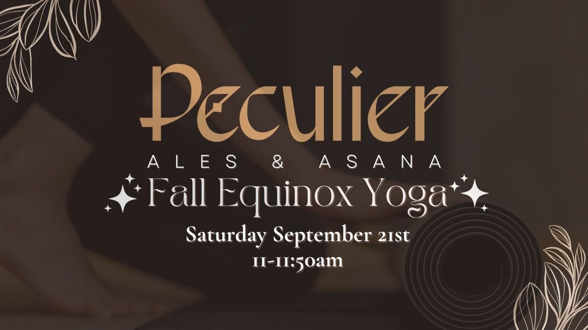 Ales & Asana at Peculier FoCo