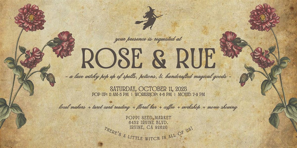 Rose & Rue Pop Up