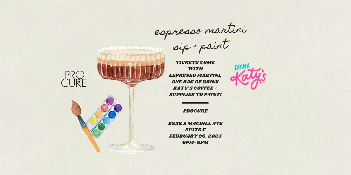 Sip and Paint: Espresso Martini