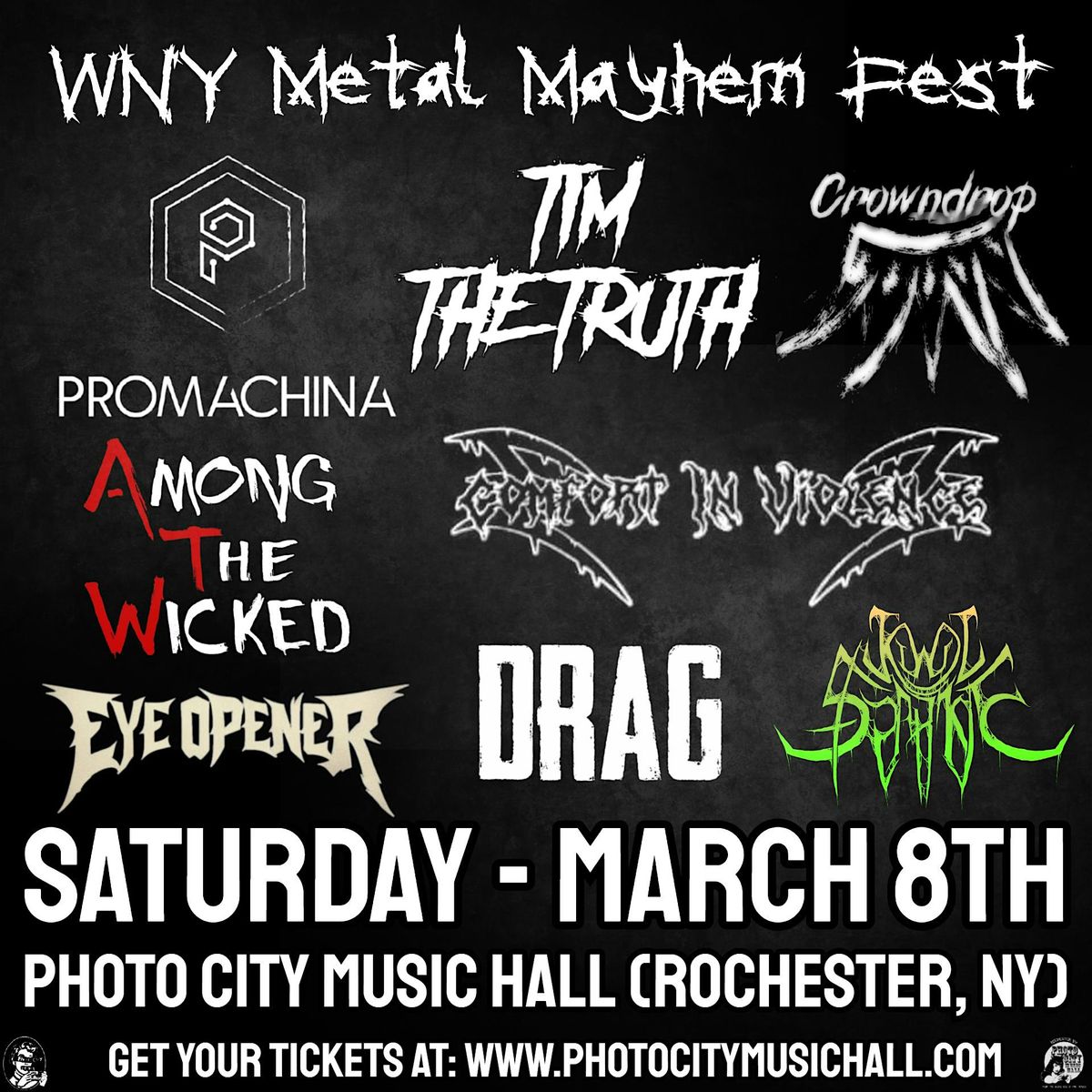 WNY Metal Mayhem Fest @ Photo City Music Hall