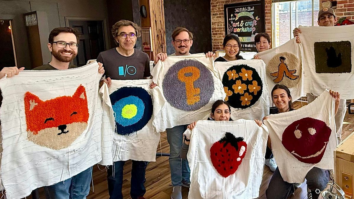 Rug Tufting Workshop in San Jose \u2022 Fun, Creative & Hands-On