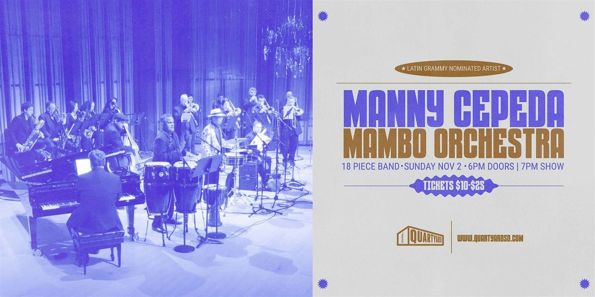 Manny Cepeda Mambo Orchestra- 18 piece Latin Band