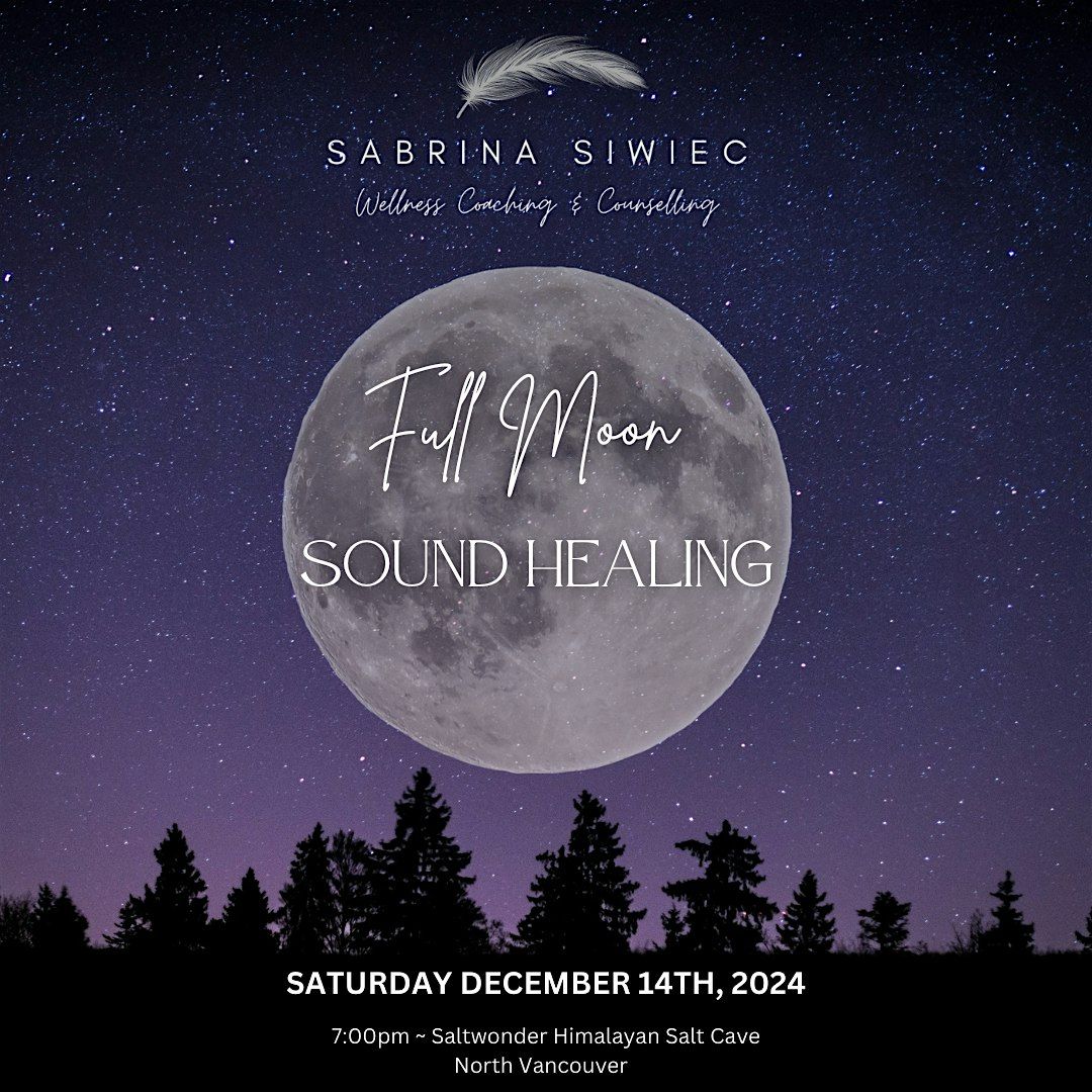 Full Moon Sound Bath @ Salt Wonder Himalayan Salt Cave