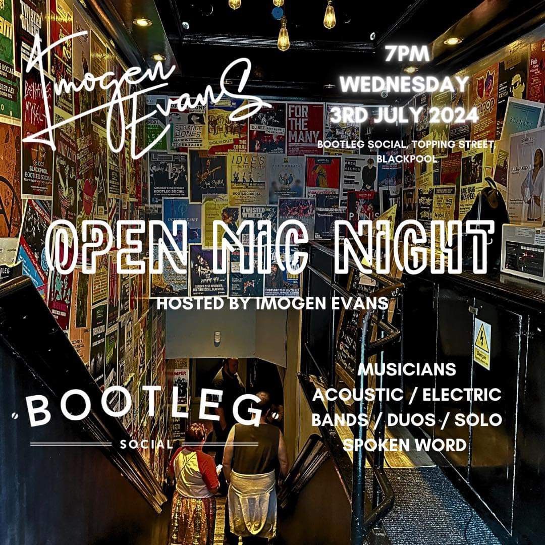 Open Mic at Bootleg Social, Blackpool