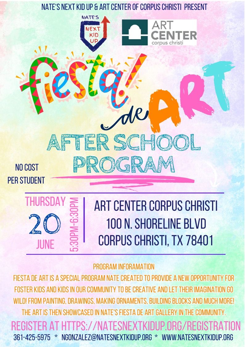 Nate's Next Kid Up Fiesta De Arts! June 20