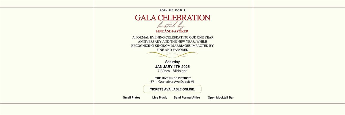 Fine and Favored's Gala Celebration