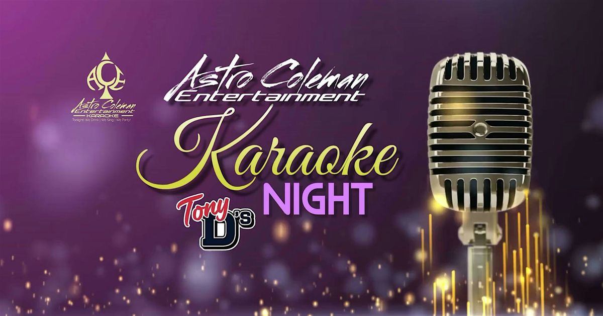 Karaoke Thursdays at Tony D's