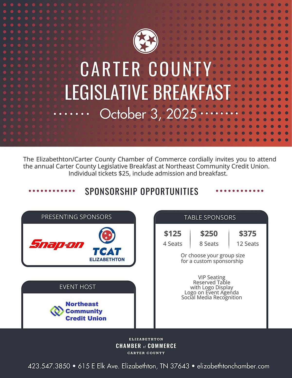 Carter County Legislative Breakfast