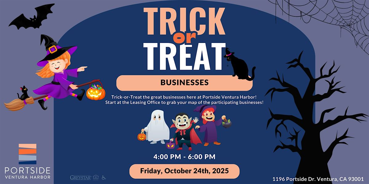 Trick-or-Treat the Portside Businesses
