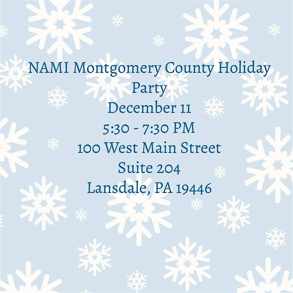 NAMI Montgomery County Holiday Party