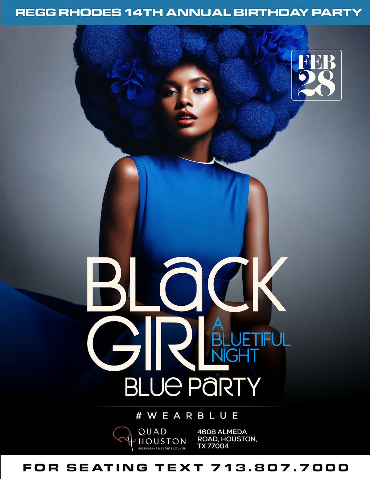 14TH ANNUAL LIVE MUIC  BLUE PARTY - 3rd WARD on ALMEDA