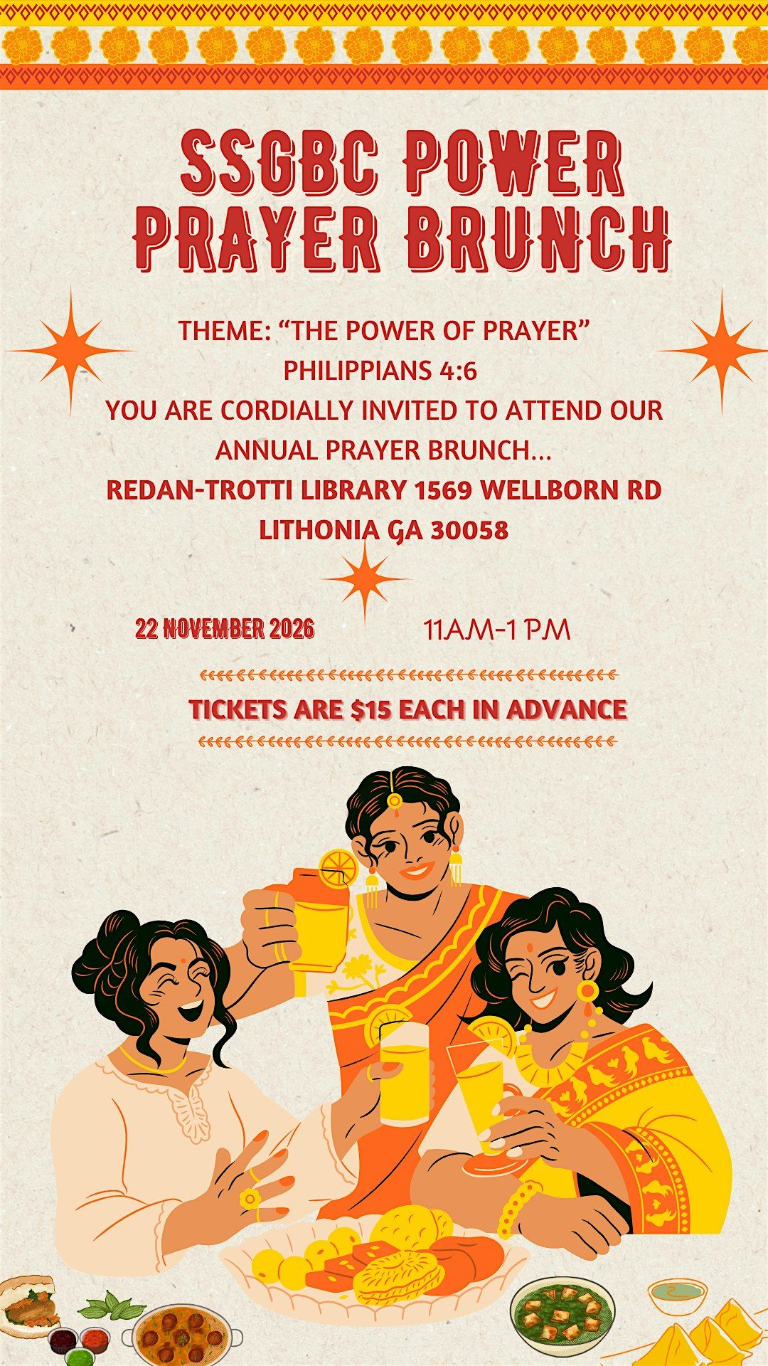 SSGBC Power Prayer Brunch