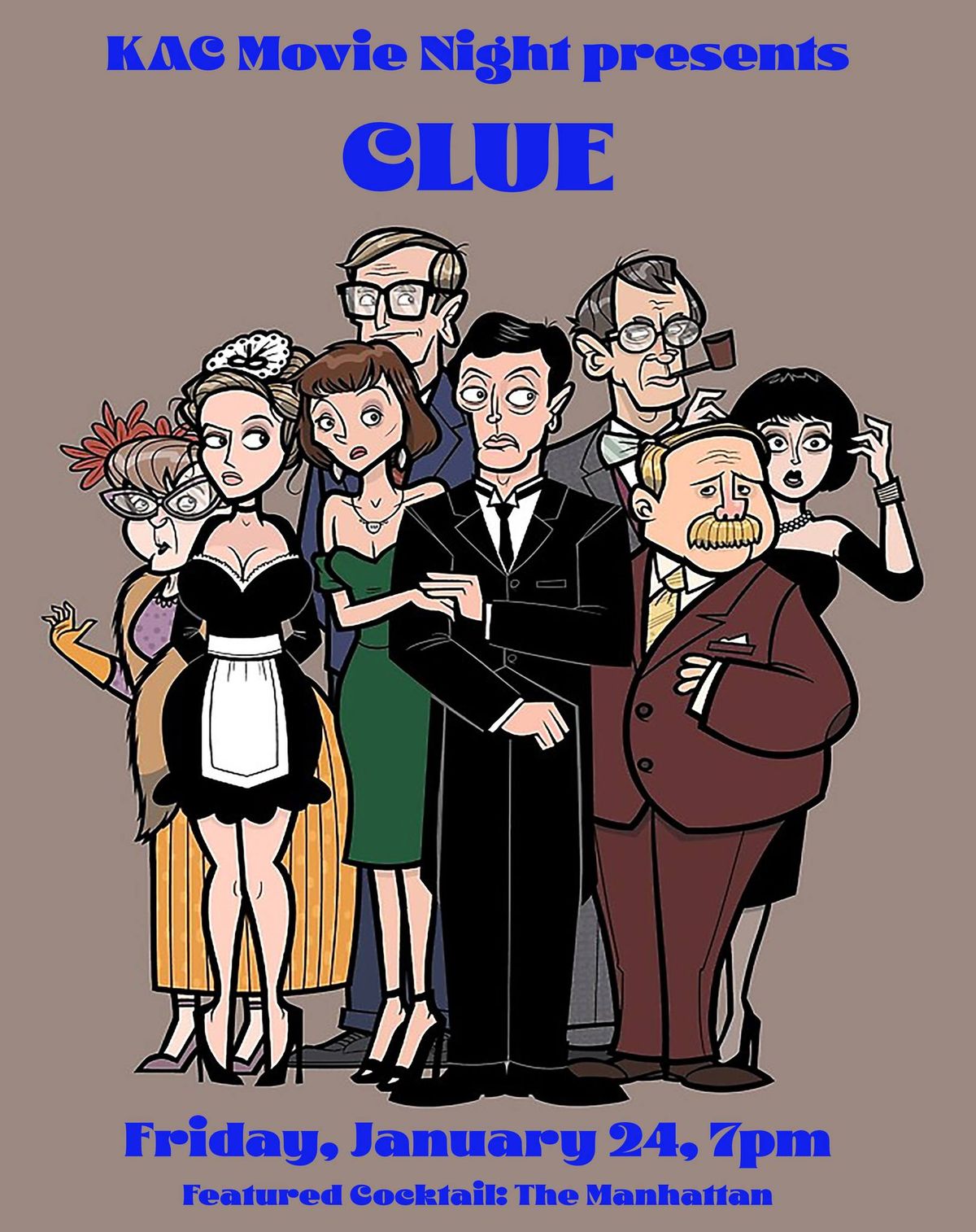 KAC Movie Night--Camp Night: Clue (1985)