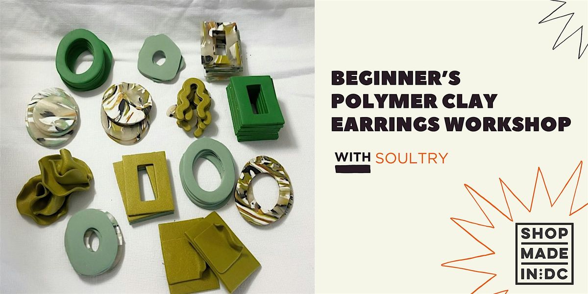 Beginner's Polymer Clay Earrings w\/Soultry