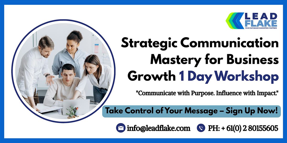 Integrated Communication Strategy Workshop in Dunedin