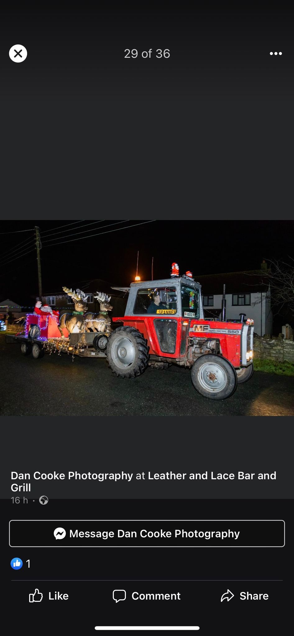 Illuminated Christmas Tractor Run \ud83c\udf84\ud83d\ude9c\ud83c\udf85