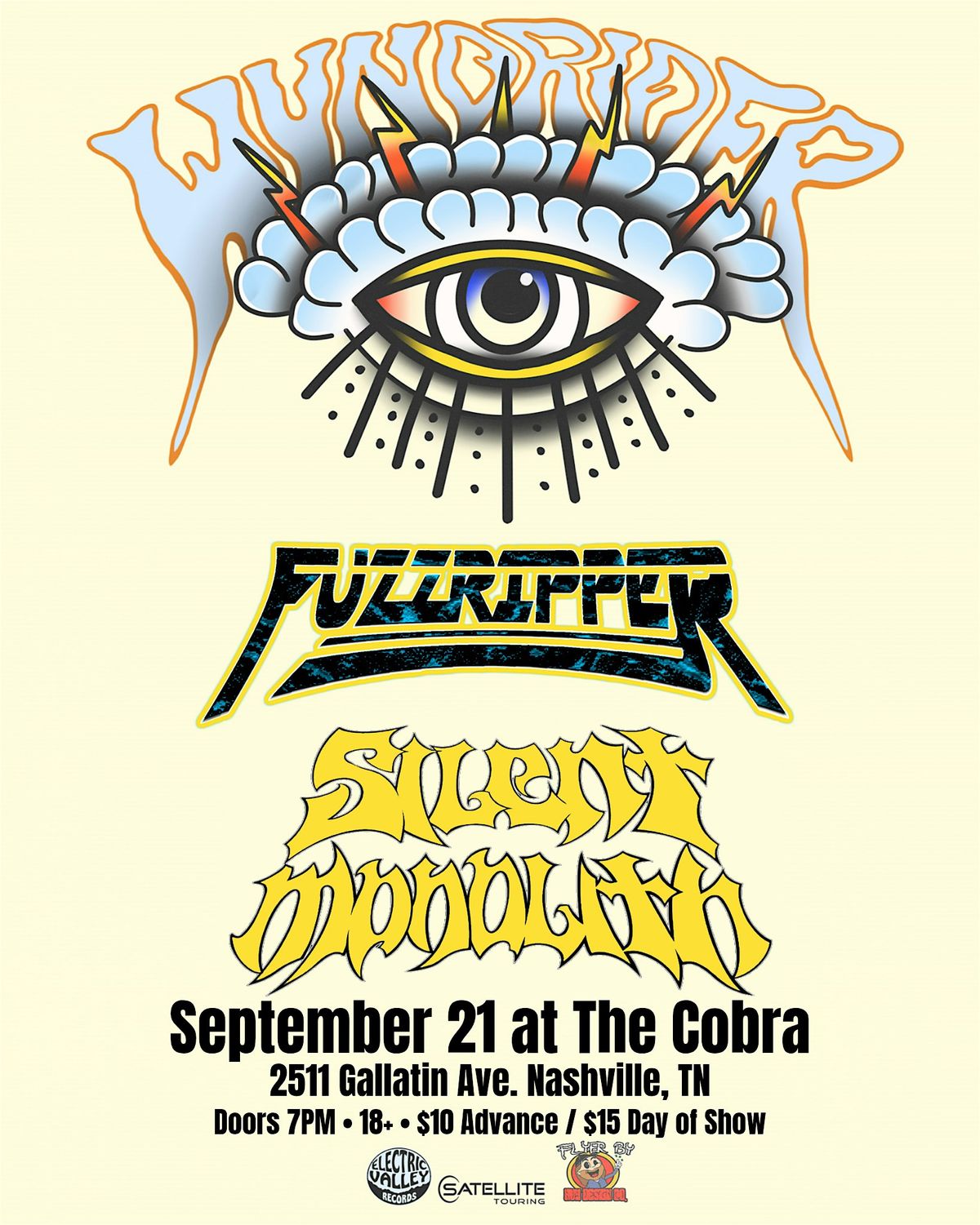 Venue: Wyndrider | Fuzzripper | Silent Monolith